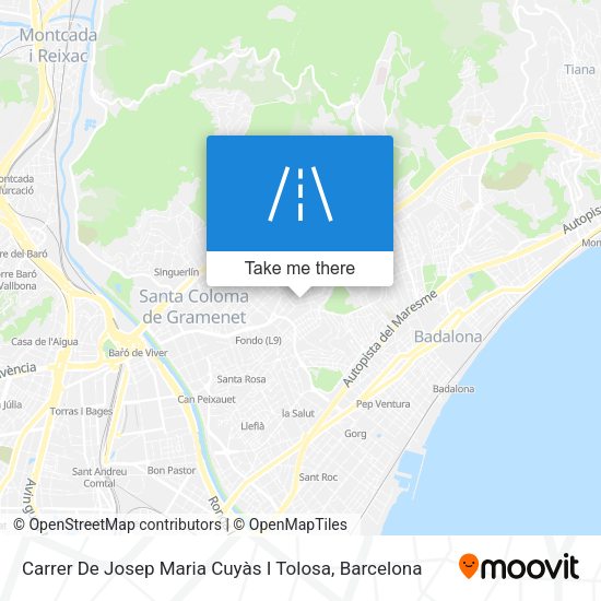 Carrer De Josep Maria Cuyàs I Tolosa map