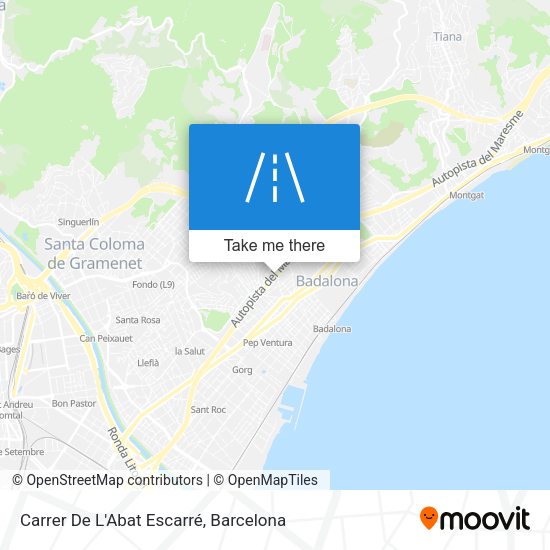 Carrer De L'Abat Escarré map