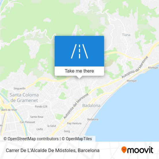 Carrer De L'Alcalde De Móstoles map