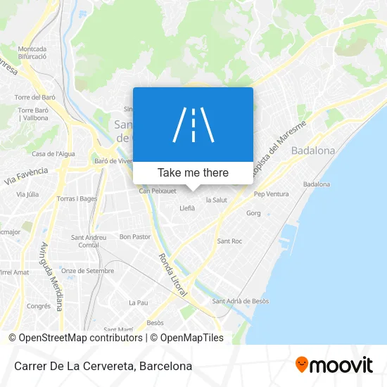 Carrer De La Cervereta map