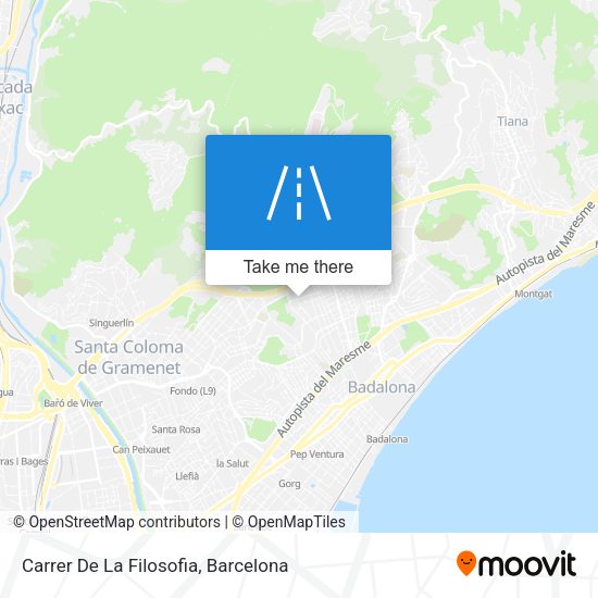 Carrer De La Filosofia map
