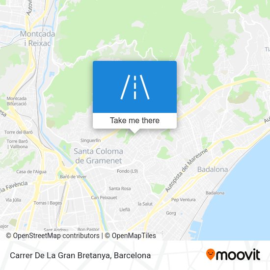 Carrer De La Gran Bretanya map