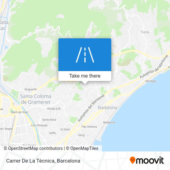 Carrer De La Tècnica map