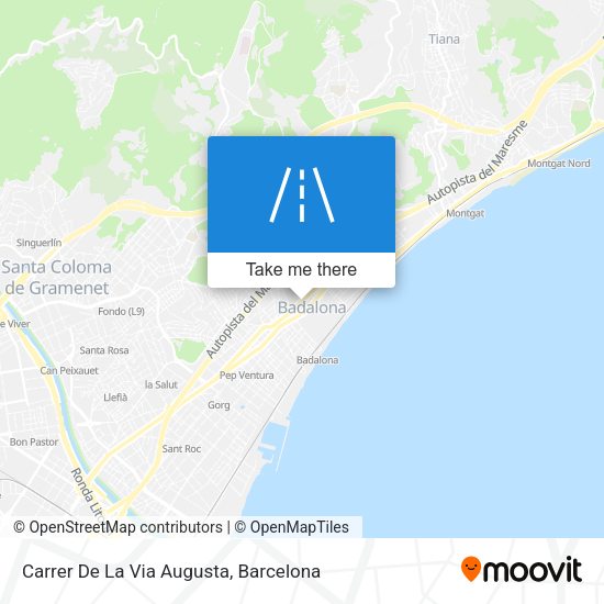 Carrer De La Via Augusta map