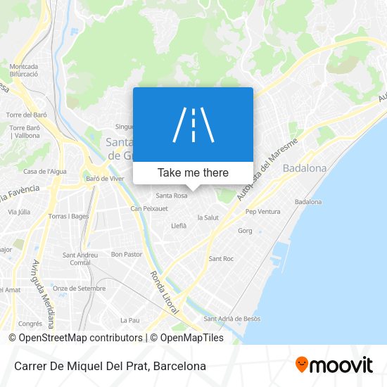 Carrer De Miquel Del Prat map