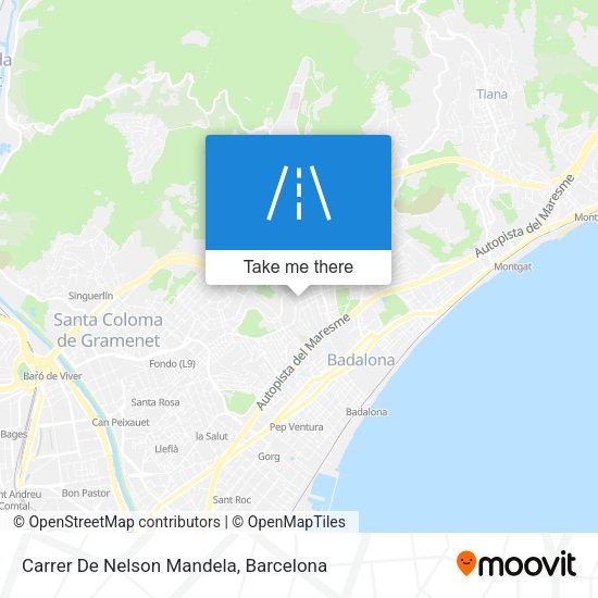 Carrer De Nelson Mandela map