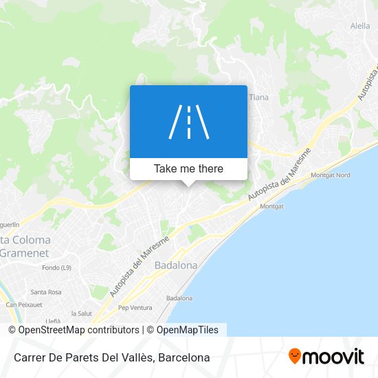 Carrer De Parets Del Vallès map