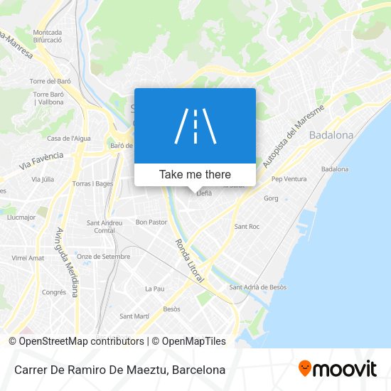 Carrer De Ramiro De Maeztu map