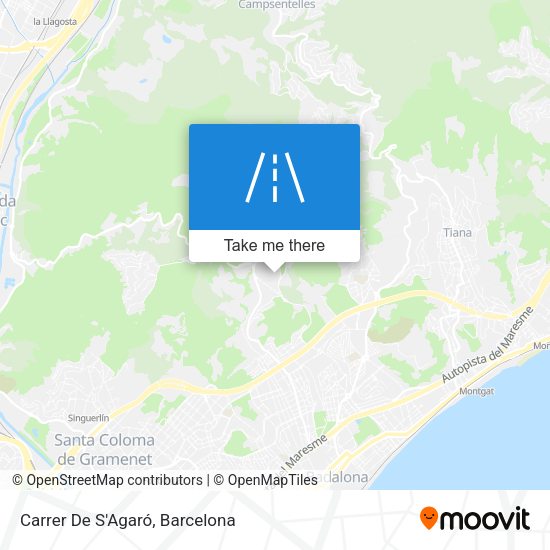 Carrer De S'Agaró map