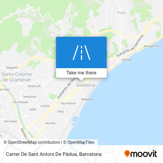 Carrer De Sant Antoni De Pàdua map