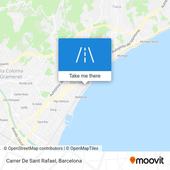 Carrer De Sant Rafael map