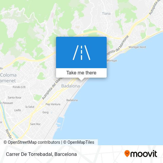 Carrer De Torrebadal map