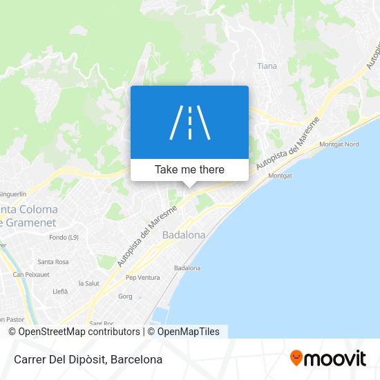 Carrer Del Dipòsit map