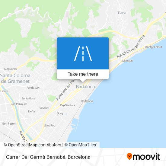 Carrer Del Germà Bernabé map