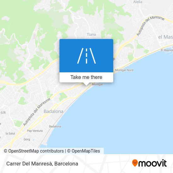 Carrer Del Manresà map