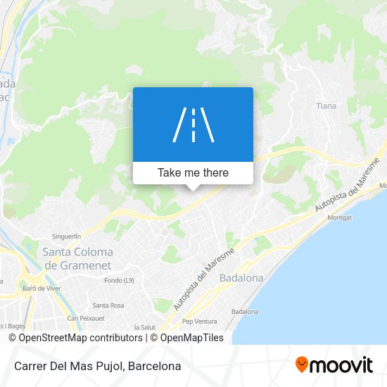 Carrer Del Mas Pujol map