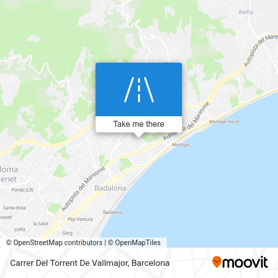 Carrer Del Torrent De Vallmajor map