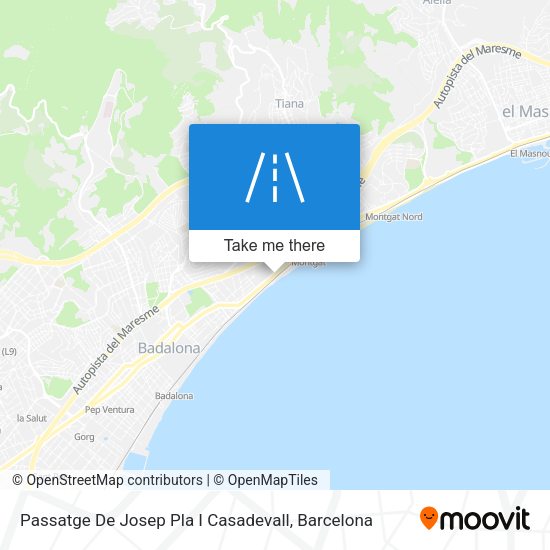 Passatge De Josep Pla I Casadevall map