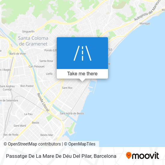Passatge De La Mare De Déu Del Pilar map