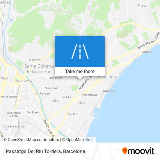 Passatge Del Riu Tordera map