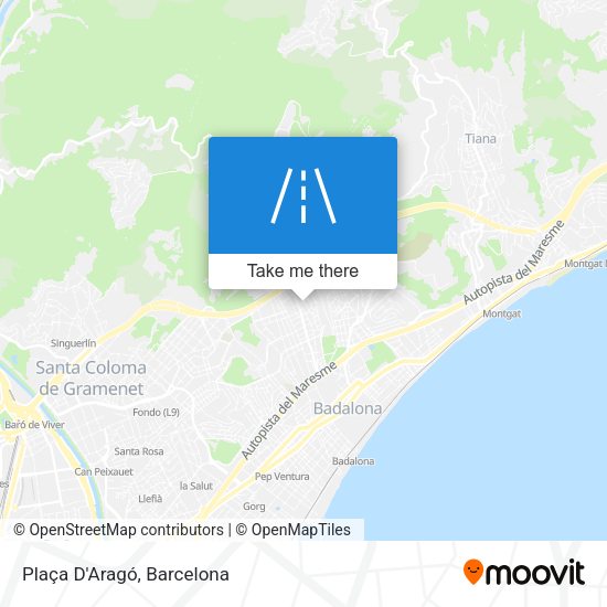 Plaça D'Aragó map