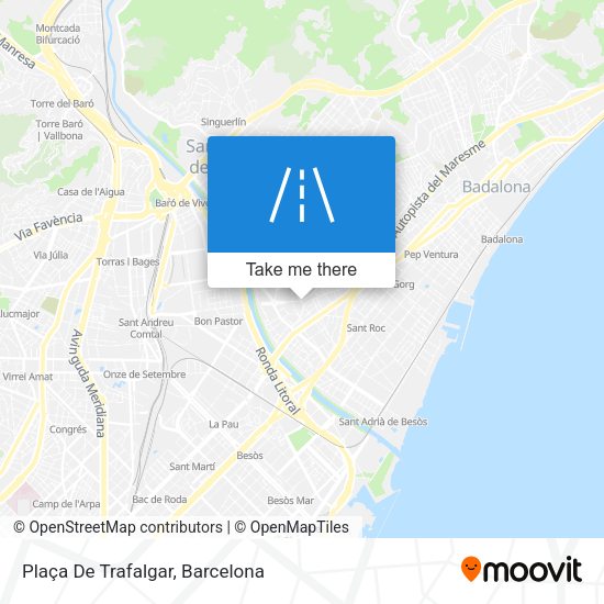 Plaça De Trafalgar map