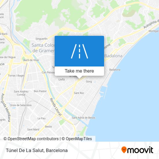 Túnel De La Salut map
