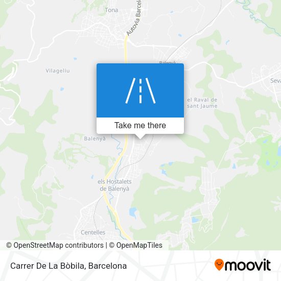 Carrer De La Bòbila map