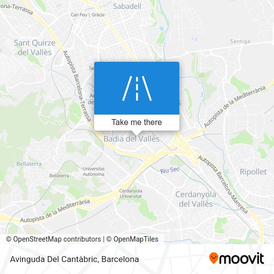 Avinguda Del Cantàbric map