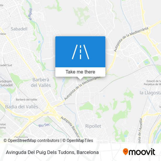 Avinguda Del Puig Dels Tudons map