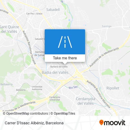 Carrer D'Isaac Albéniz map