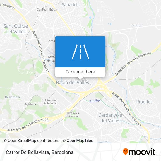 Carrer De Bellavista map