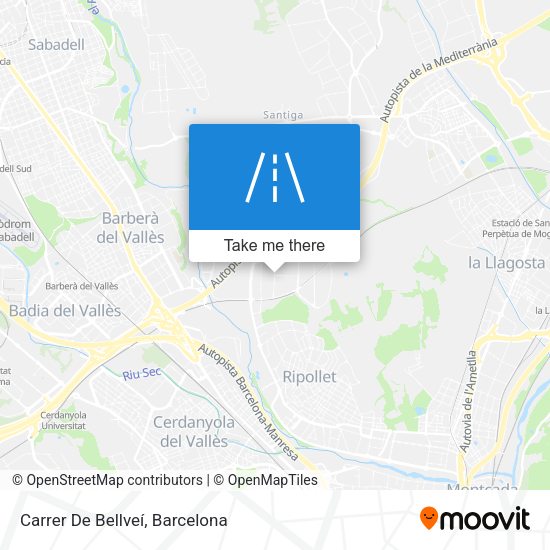 Carrer De Bellveí map