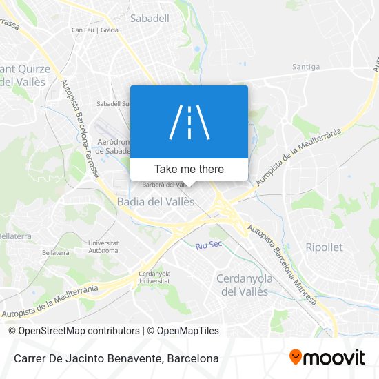Carrer De Jacinto Benavente map