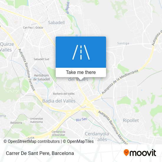 Carrer De Sant Pere map