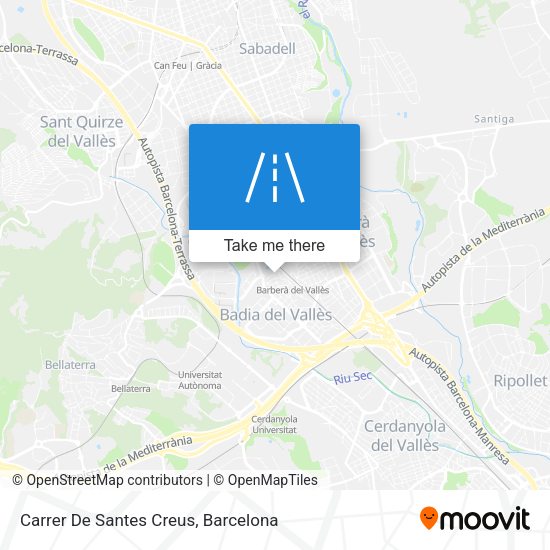 Carrer De Santes Creus map