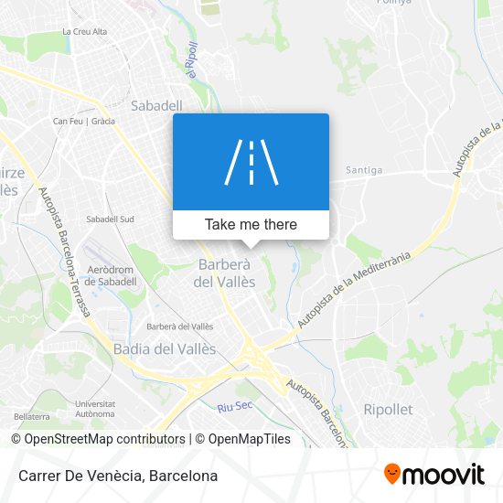 Carrer De Venècia map