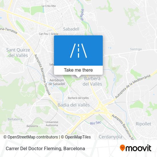 Carrer Del Doctor Fleming map