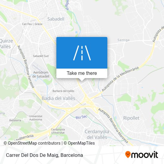Carrer Del Dos De Maig map