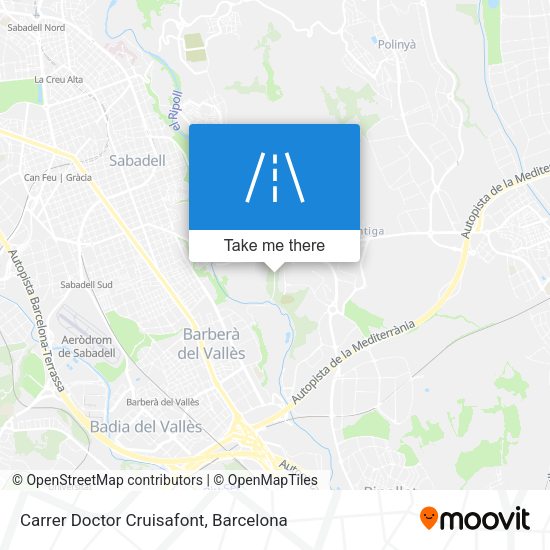 Carrer Doctor Cruisafont map