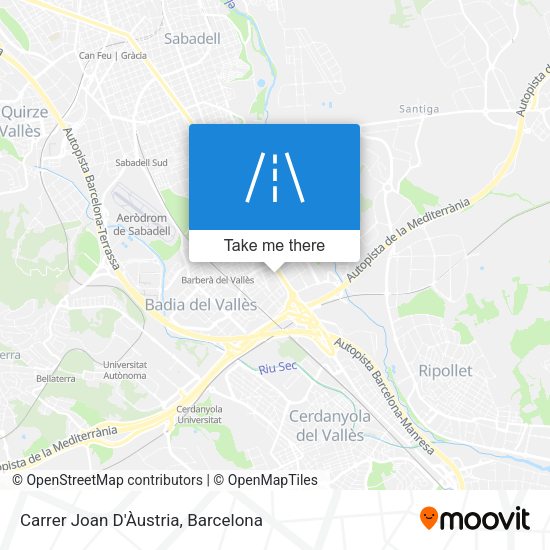 Carrer Joan D'Àustria map