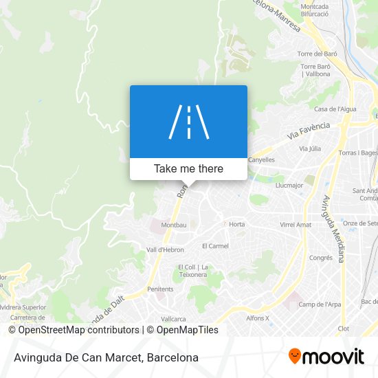 Avinguda De Can Marcet map