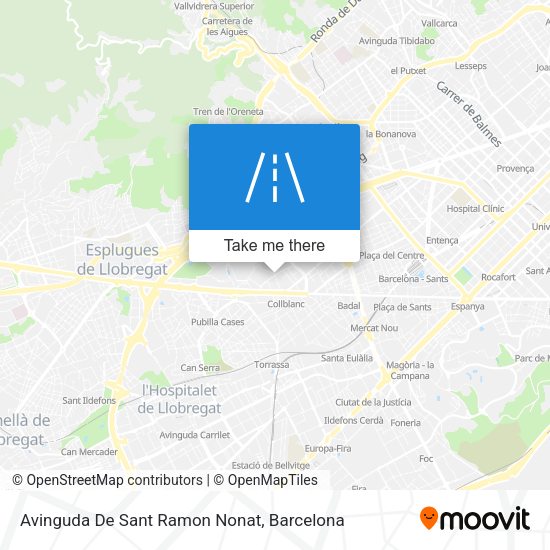 Avinguda De Sant Ramon Nonat map