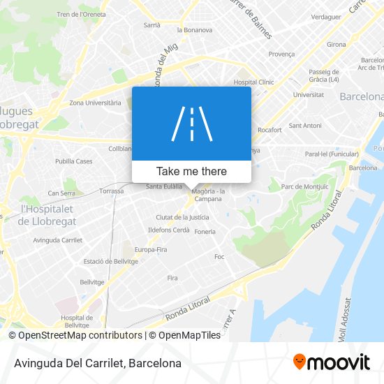 Avinguda Del Carrilet map