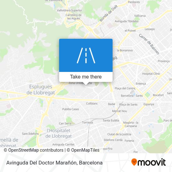 Avinguda Del Doctor Marañón map