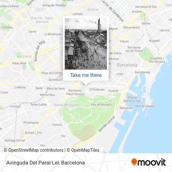 Avinguda Del Paral·Lel map