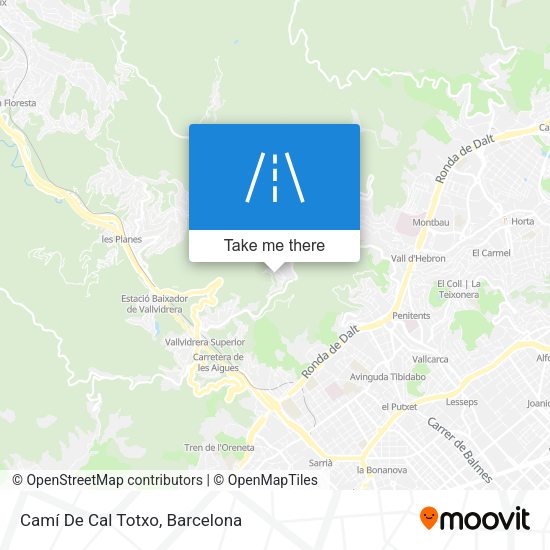 Camí De Cal Totxo map