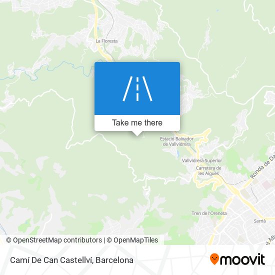 Camí De Can Castellví map