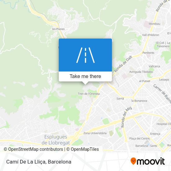 Camí De La Lliça map