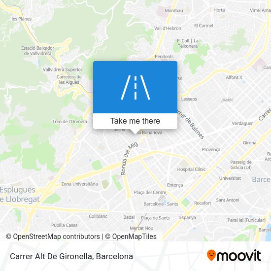 Carrer Alt De Gironella map